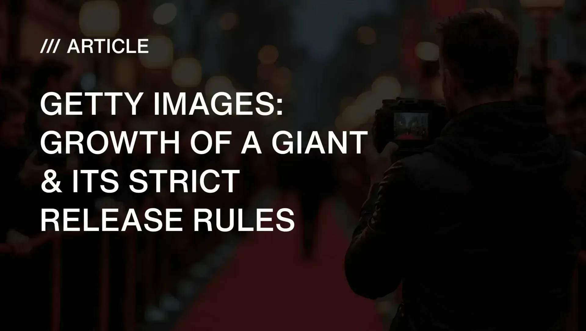 Requisitos de Autorização de Imagem da Getty Images: guia para colaboradores