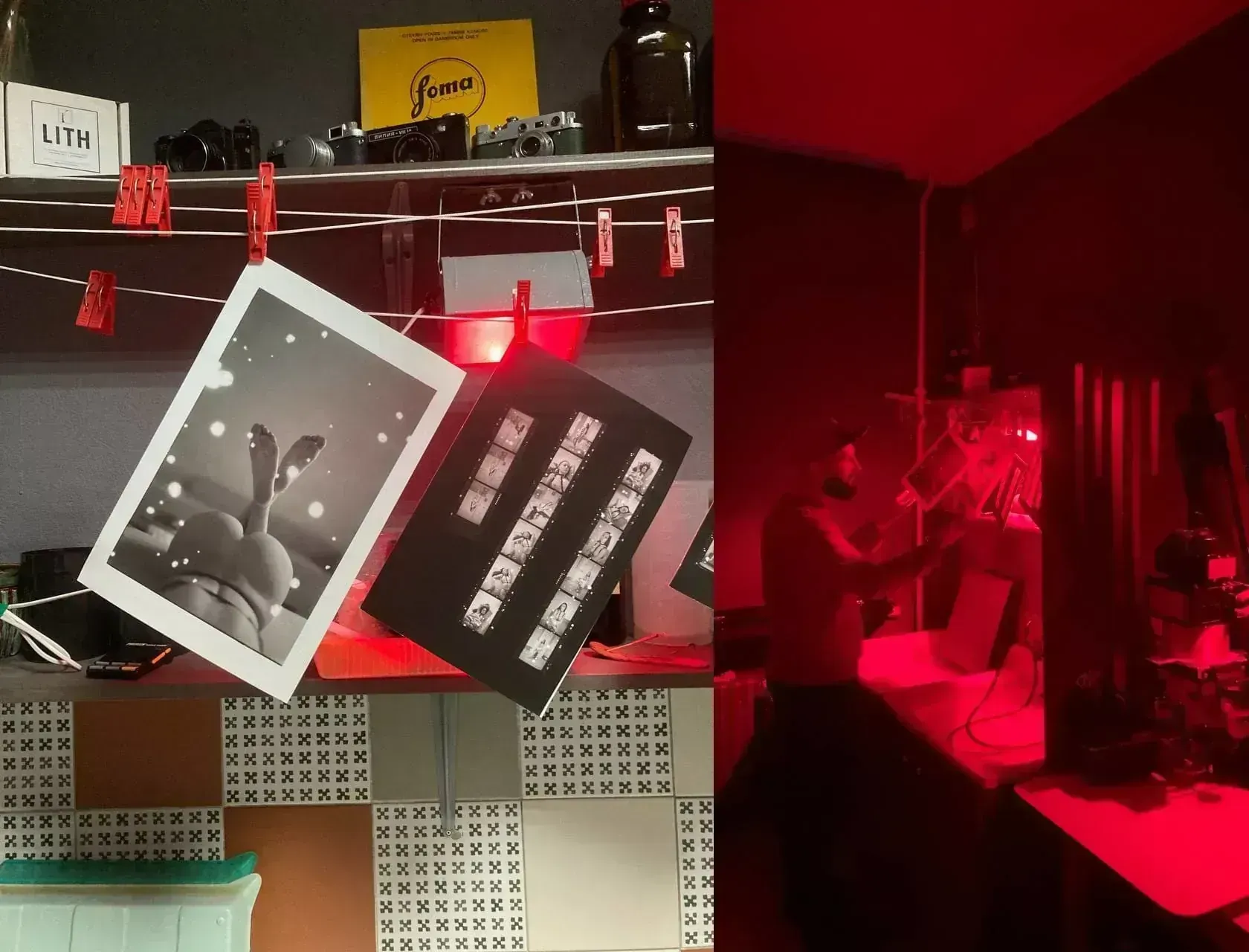 Shooting on 35mm film — loading a roll into a camera
