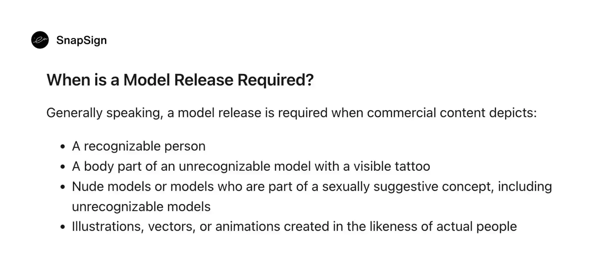 Shutterstock publishing standards: when model and property releases are required