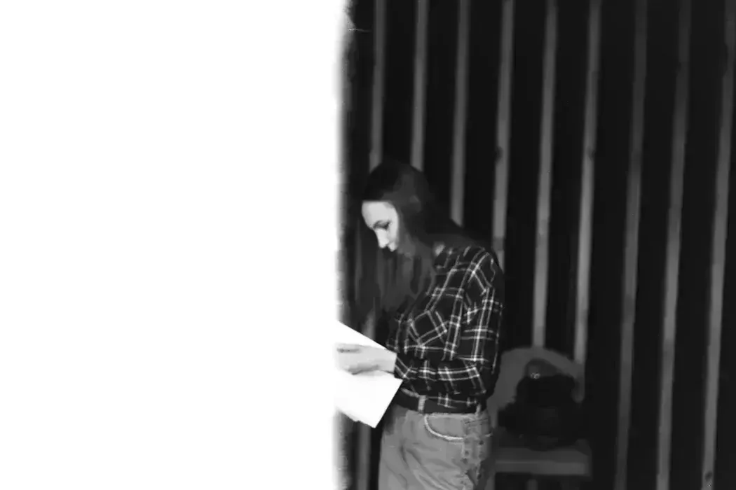 First nude art photography shoot on black and white film