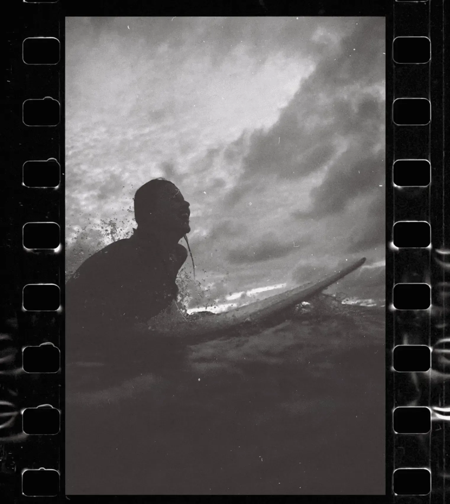 Published editorial portrait — Nikonos V underwater film photography