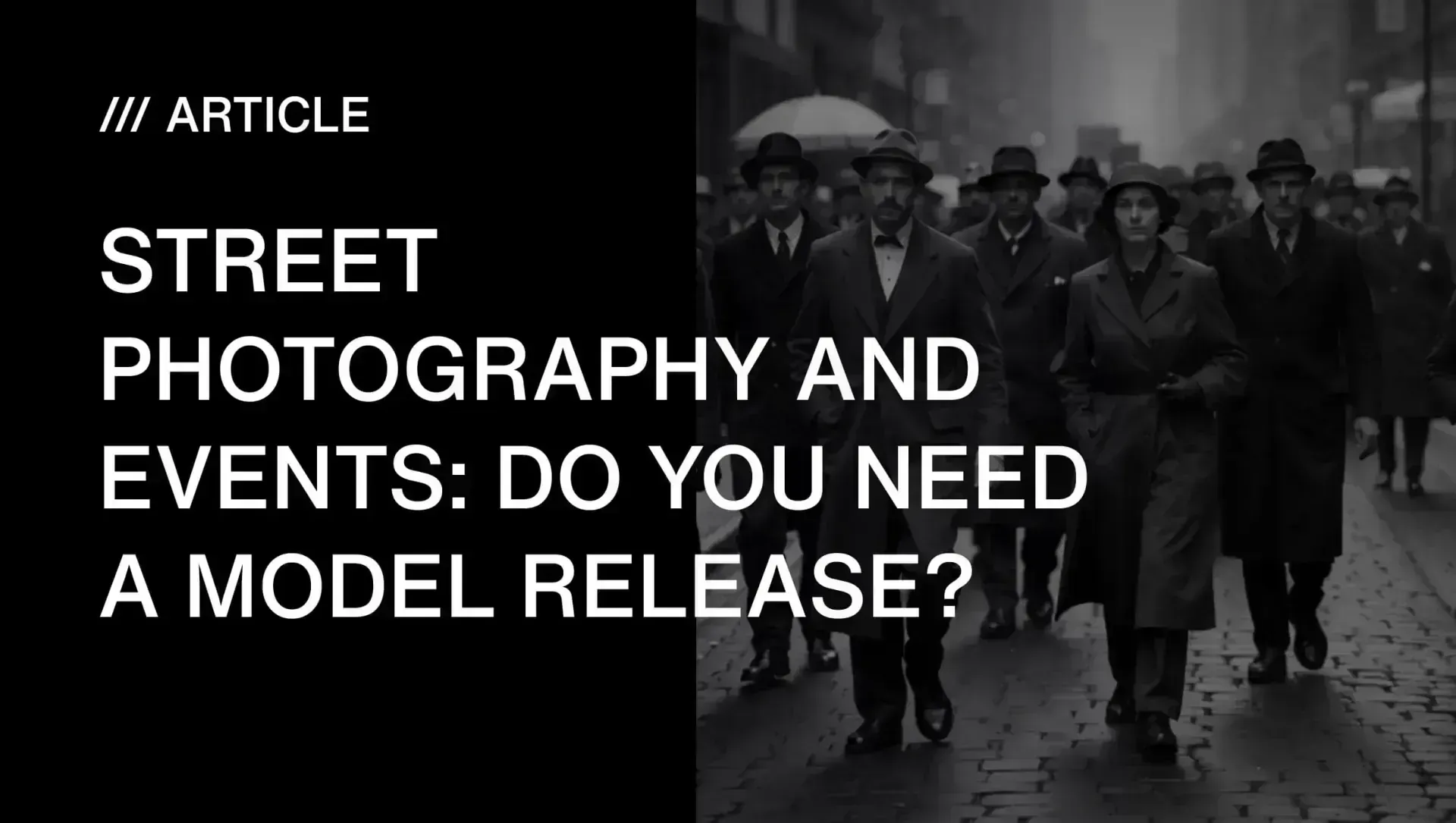 Do You Need a Model Release for Street Photography?